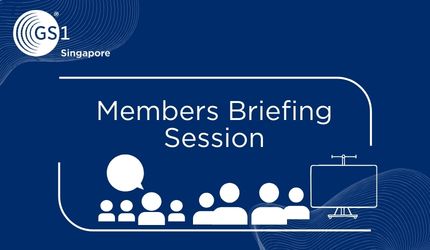GS1 Singapore Members briefing session event banner