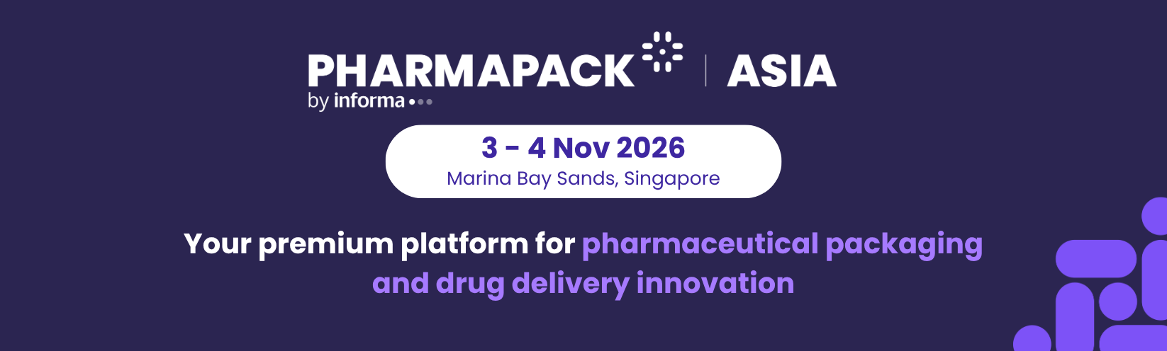 Pharmapack Asia 2026 page banner